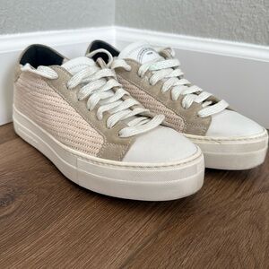 P448 Shoes | P448 Thea Platform Low Top Pachi Sneaker size 39